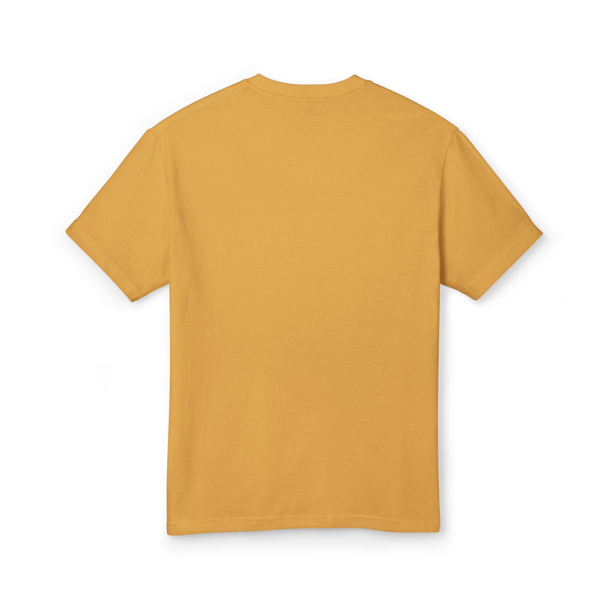 Back of Diet Starts Tomorrow faded mustard garment-dyed tee
