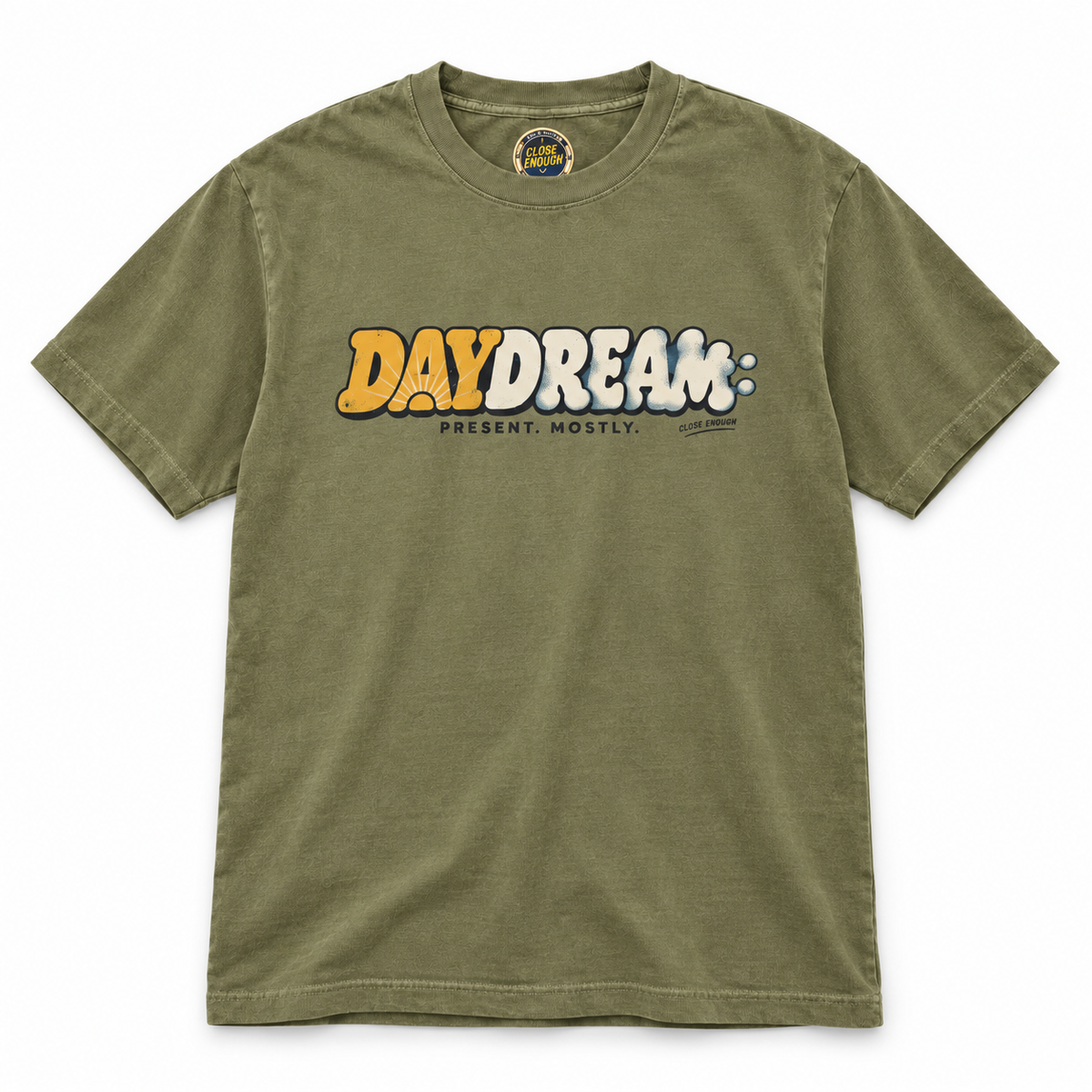 Daydream graphic tee in Faded Army