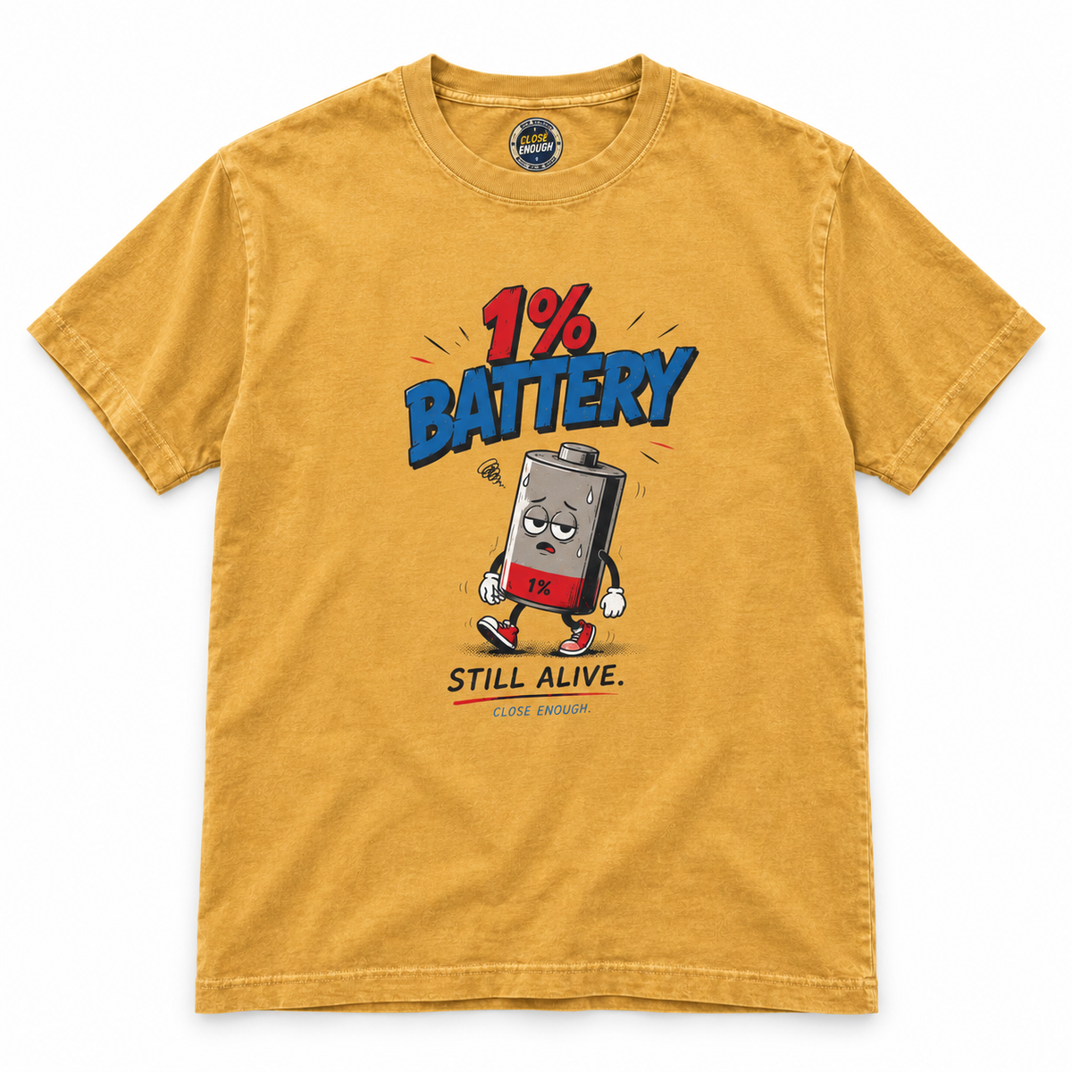 1% Battery Tee